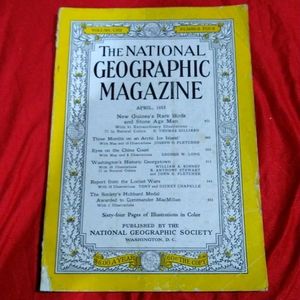 Vintage National Geographic Magazine April 1953